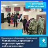 Сегодня пос. Михайловский проводил очередную группу мобилизованных.