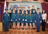 16 декабря 2019 года в актовом зале МОУ «СОШ МО пос. Михайловский» состоялось знаковое событие, учащиеся 10 класса «Юный пожарный спасатель» приняли торжественную клятву перед своими одноклассниками, педагогами, наставниками и гостями праздника.