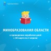 С 30 марта по 3 апреля нерабочие дни пройдут во всех школах, детских садах, организациях дополнительного образования и профессиональных образовательных организациях области. Об этом сообщает министерство образования области.